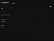 Tablet Screenshot of dmoorecmore.com